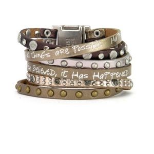 New NWT Good Works Scripture Wrap Bracelet $48!!